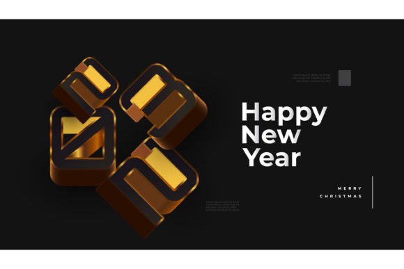 2023 New Year Banner Design with 3D Text: A Creative Approach to Digital Celebrations