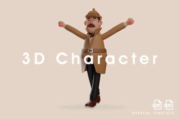3D Detective Cartoon Design Has a Happy: A Creative Approach to Storytelling and Visual Communication