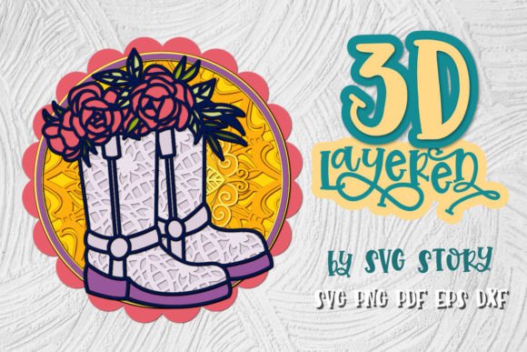 3D Layered Easter Design Rubber Boots: A Unique Choice for Spring Footwear