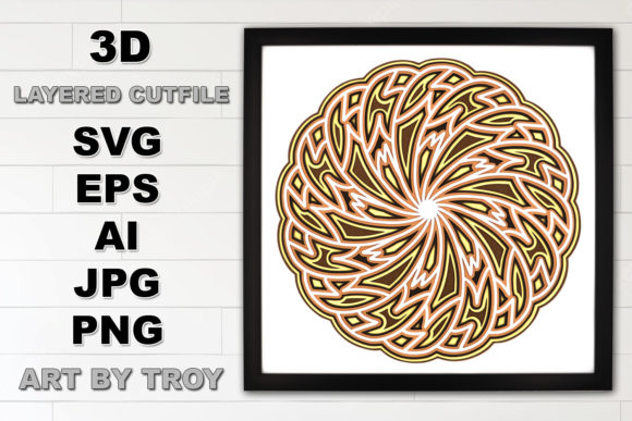 3D Mandala Layered SVG Cut File 2: A Strategic Tool for Creative and Business Applications
