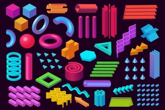 3D Memphis: A Bold New Direction in Digital Design