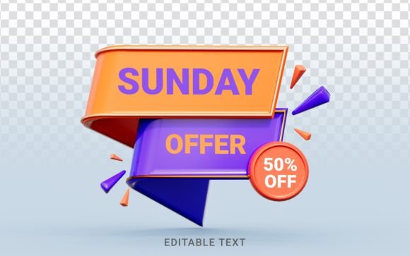 3D Sale Banner Design Weekend Offer: A Creative and Strategic Approach to Marketing