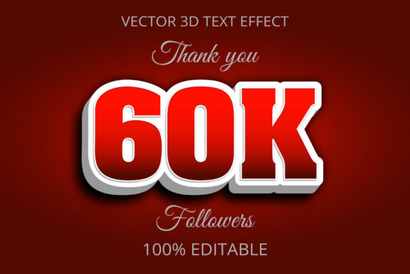 60k Creative 3D Text Effect Design: A Powerful Tool for Visual Expression