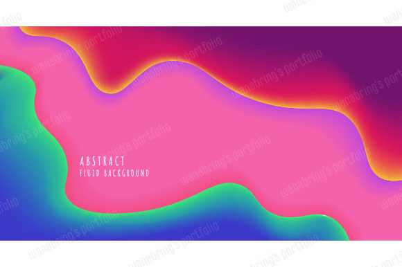 Abstract Gradient Colorful 3D Design