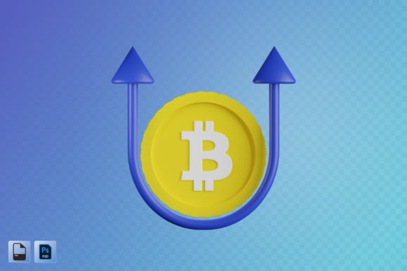 Bitcoin Growth 3D Illustration: A Visual Guide to Understanding Cryptocurrency Trends