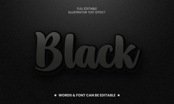 Black Text Effect: A Powerful Tool for Visual Impact