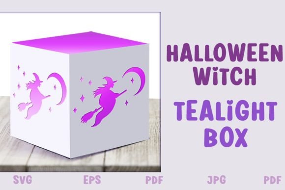 Halloween Tealight Box - SVG Cut File: A Creative and Practical Tool for Crafters