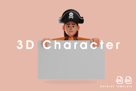 Happy Face 3D Pirate Cartoon Design: A Strategic Tool for Creative Expression and Branding