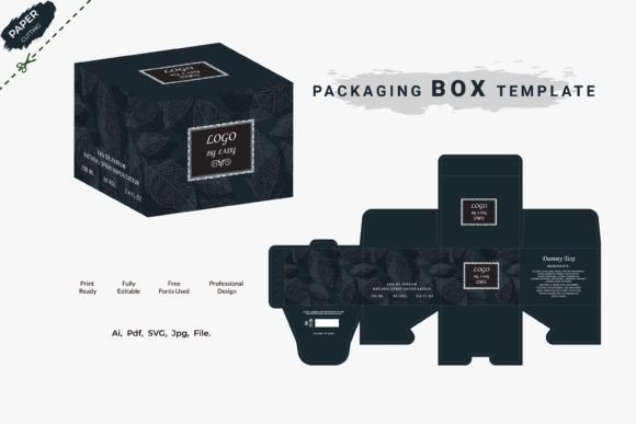 Luxury 3d Box Packaging Design Product