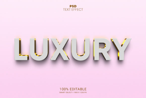 Luxury PSD 3D Text Effect Design: Elevating Visual Creativity