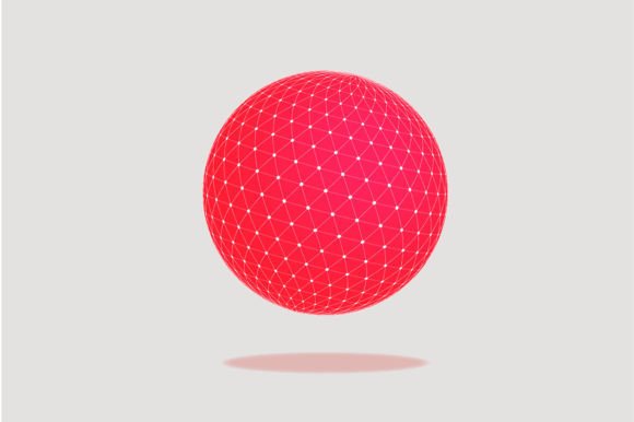 Polygonal Planet Design: Abstract 3D Po for Creative Exploration