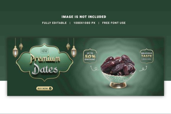 Premium Dates 3D Facebook Cover Design: A Modern Approach to Professional Branding