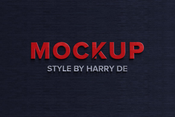 Realistic New 3d Logo Mockup Design for Modern Workflow Integration