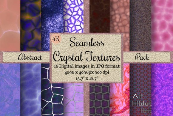 Seamless Crystal Textures - Abstract: A Versatile Design Solution