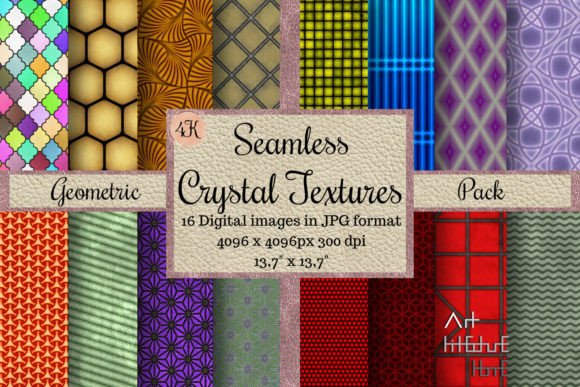 Seamless Crystal Textures - Geometric