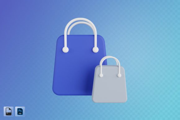 Shopping Bag 3D Illustration Explained