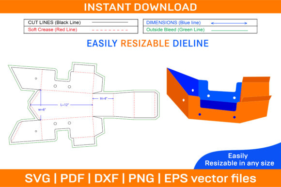 Speed Boat Die Cut Template Design