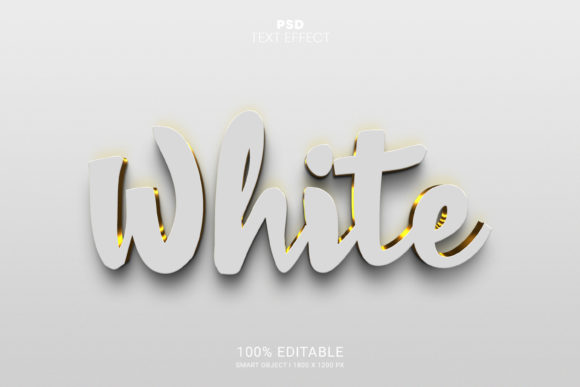 White PSD 3D Text Effect Design: Enhancing Visual Communication in Creative Workflows